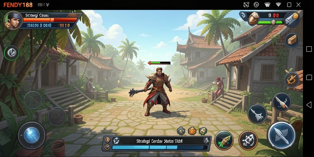 Screenshot utama FENDY188 menunjukkan aksi permainan strategi yang mendebarkan.