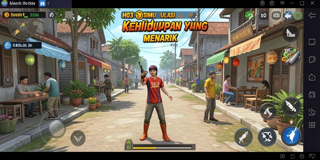 Tampilan gameplay H03 yang memukau dan interaktif dalam dunia Simulation.