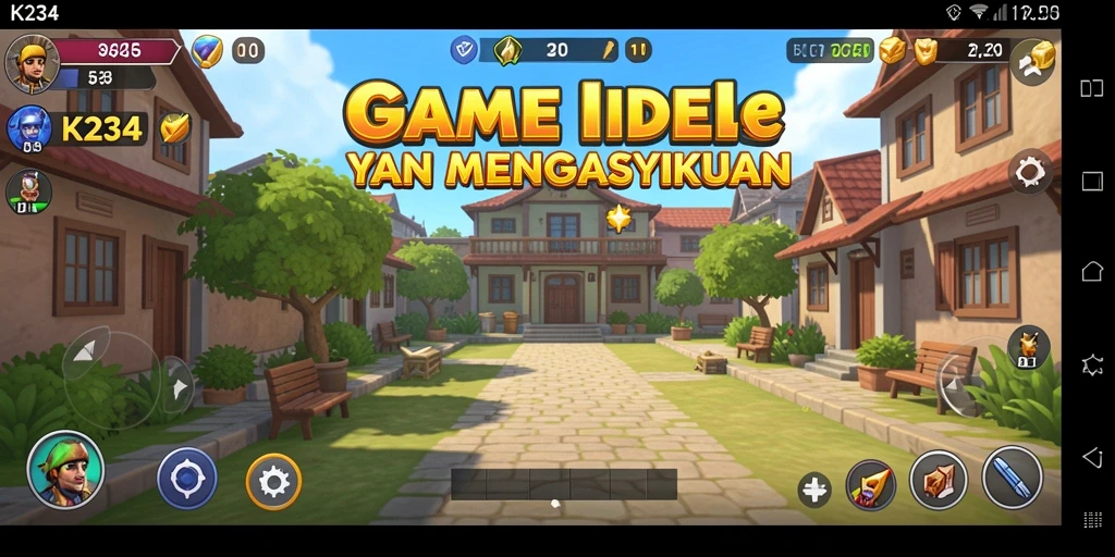 Screenshot gameplay K234 menunjukkan momen seru saat mengumpulkan sumber daya.