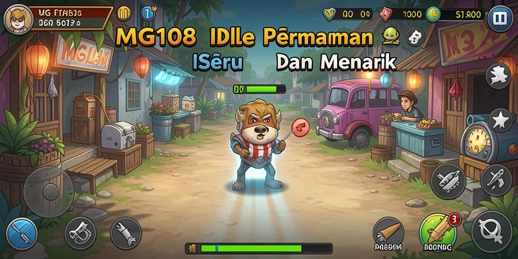 Tampilan gameplay MG108 yang menarik dan menawan.