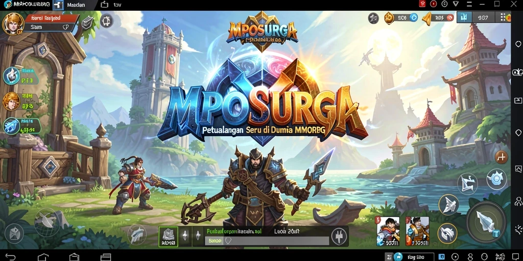 Tangkapan layar gameplay MPOSURGA yang menampilkan aksi seru di dunia MMORPG.