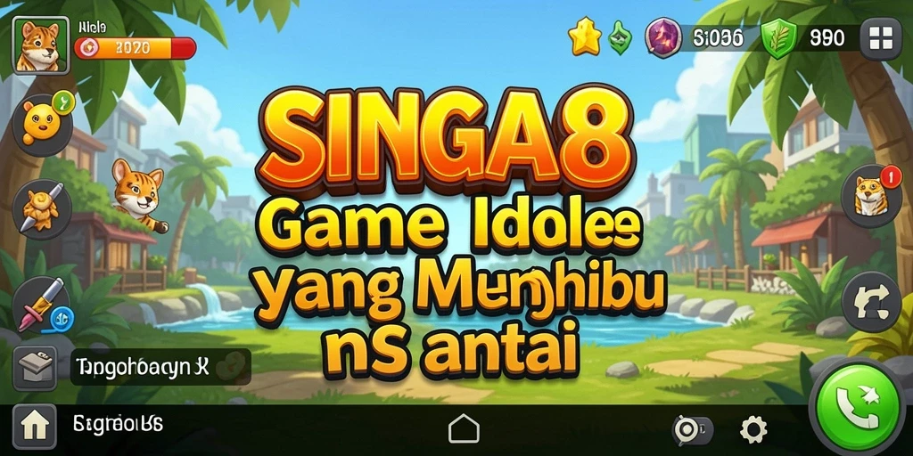 Tampilan gameplay <strong>SINGA8</strong> yang menarik dan santai.