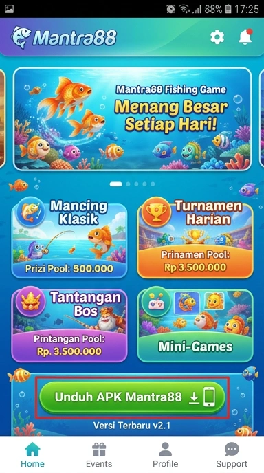 Fitur unggulan di aplikasi mantra88 yang memudahkan pengguna.
